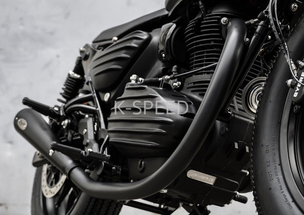 K-SPEED-HT02 マフラー Exhaust Black Edition for Royal Enfield hunter 350