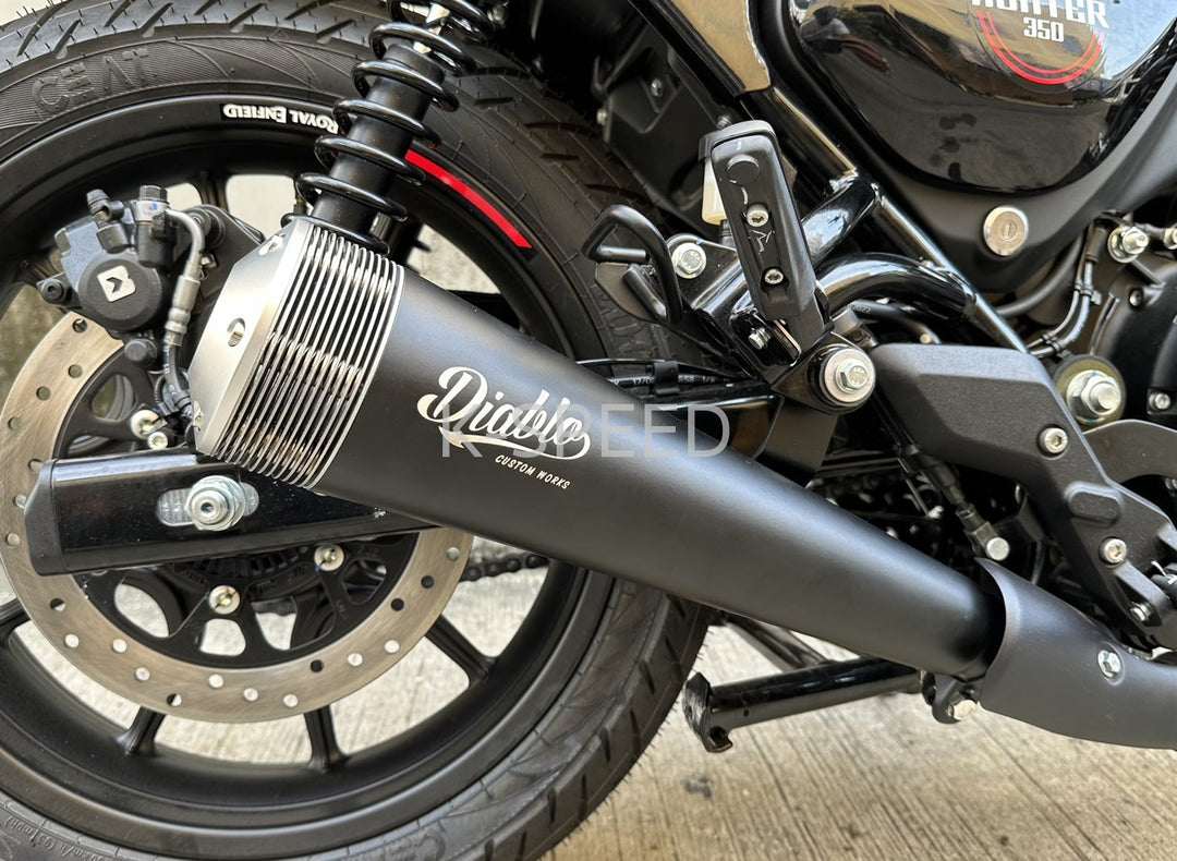 K-SPEED HT01 マフラー Royal Enfield Hunter 350 Diabolus – K-SPEED