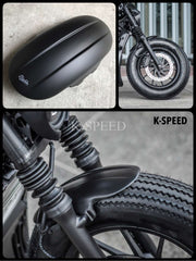 K-SPEED-RB0016 Front Fender Rebel250, 300 & 500: Rebel Diablo Custom2: Rebel Black Armor