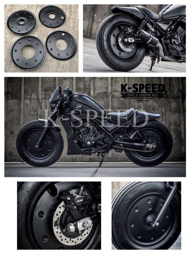 K-SPEED-RB0083 Wheels Cover Set CMX/Rebel250, 300 & 500: Rebel