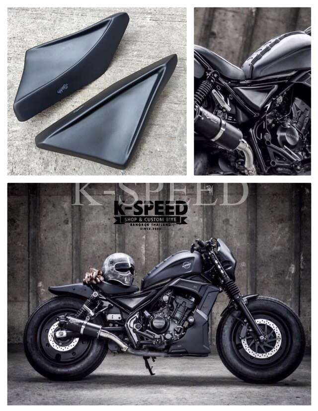 ☆正規品☆レブル250-500 サイド　ポケット　カバー　rb００８９ K-SPEED-RB0089 Side Pocket Cover Rebel250, 300 & 500 – K