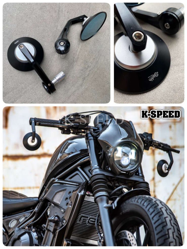 K-SPEED-RB0097 CNC Side Mirror Rebel250, 300 & 500: Rebel Diablo Custo ...