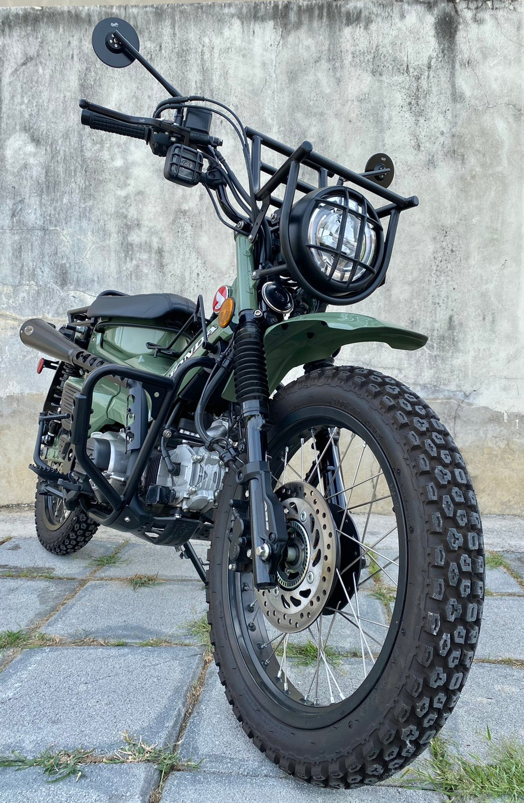 ハンターカブ ct125 フロント フェンダー k-speed 美品 K-SPEED Diabolus Honda CT125（ハンターカブ／Trail125） JA65/JA55