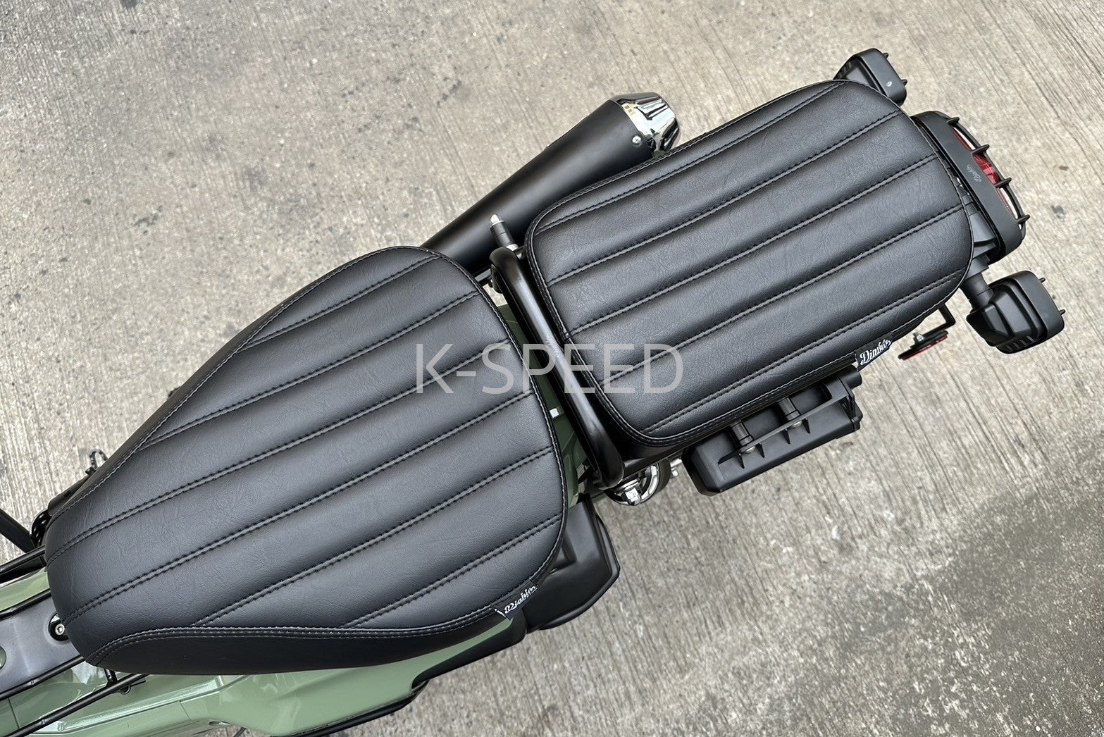 Ct76 Rods K-SPEED CT76 Passenger Seat (Straight Pattern) for Honda CT125 (Passen ...